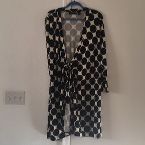 INC 100% Silk Wrap-Dress